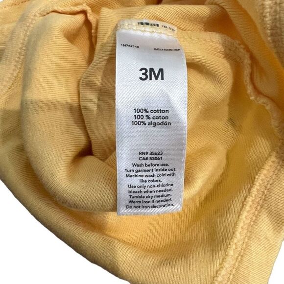 Carter’s Baby Just One You Printed One-Piece And Shorts Yellow & Blue Size 3M - Picture 7 of 11